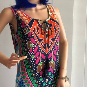 Bright print maxi